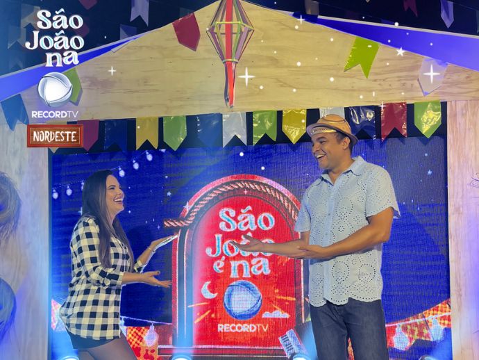 Emissoras da Rede Record no Nordeste exibem programa de S&atilde;o Jo&atilde;o