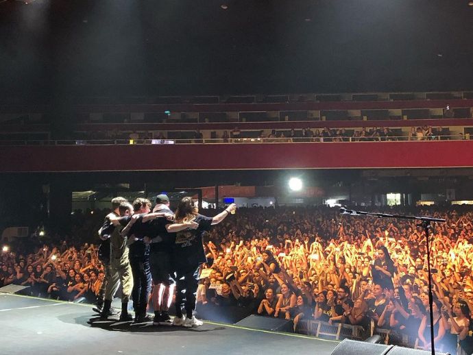 NX Zero volta ao Recife com show nost&aacute;lgico ap&oacute;s 6 anos de hiato