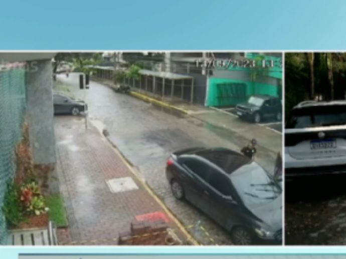 Câmera regrista momento em que carro é roubado na Zona Norte do Recife