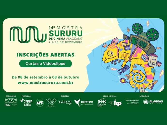Mostra Sururu abre inscri&ccedil;&otilde;es para curtas-metragens e videoclipes alagoanos
