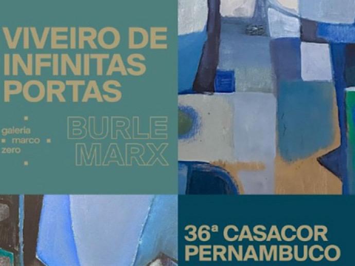 Galeria Marco Zero apresenta doze obras de Roberto Burle Marx na 36&ordf; edi&ccedil;&atilde;o da CASACOR Pernambuco 
