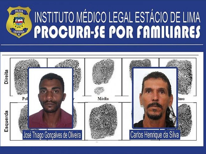 Instituto M&eacute;dico Legal de Macei&oacute; busca familiares de corpos n&atilde;o identificados