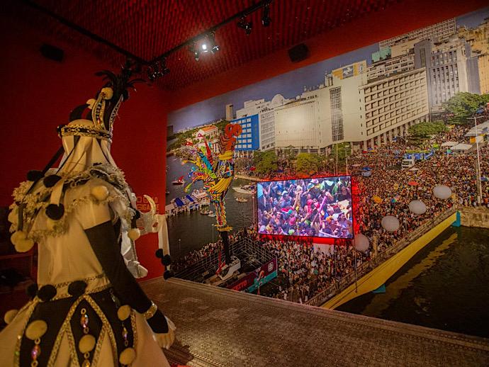 Galo da Madrugada &eacute; homenageado em exposi&ccedil;&atilde;o tempor&aacute;ria no Pa&ccedil;o do Frevo 