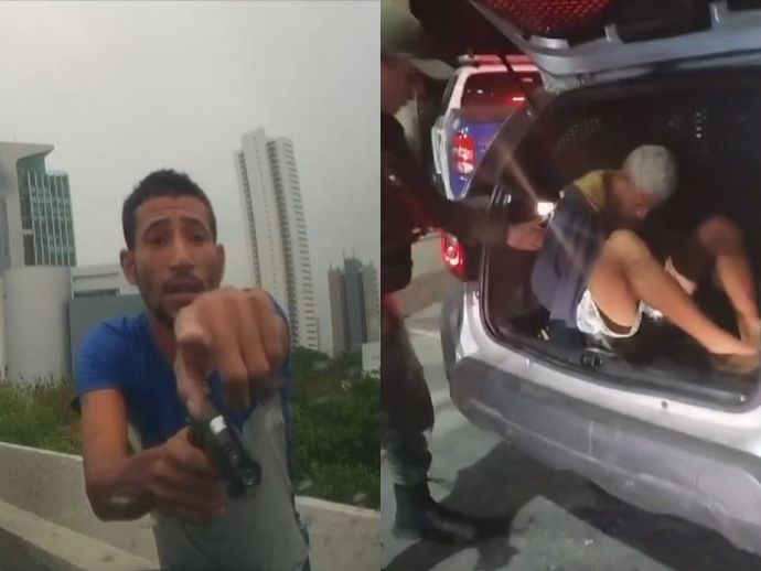 Homem filmado assaltando em viaduto na Joana Bezerra &eacute; preso nesta sexta (5)