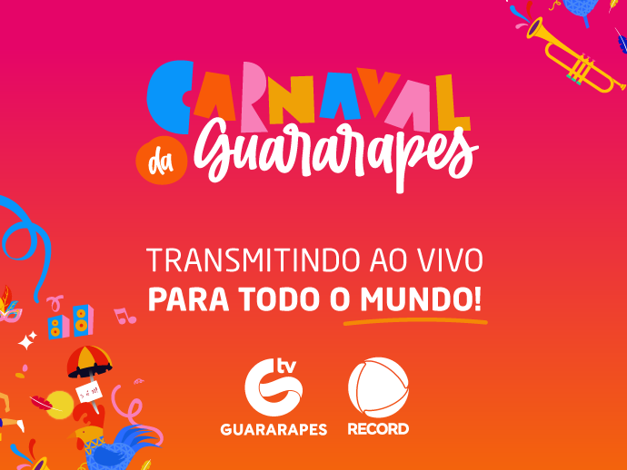 TV Guararapes transmitir&aacute; carnaval para todo o mundo