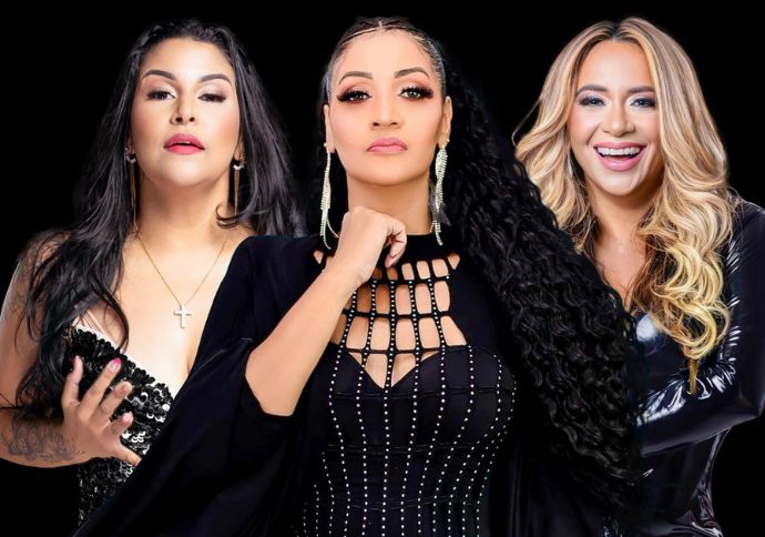 Dayanne Henrique, Eliza Mell e Cheila do Par&aacute; se unem para turn&ecirc; especial em homenagem ao brega