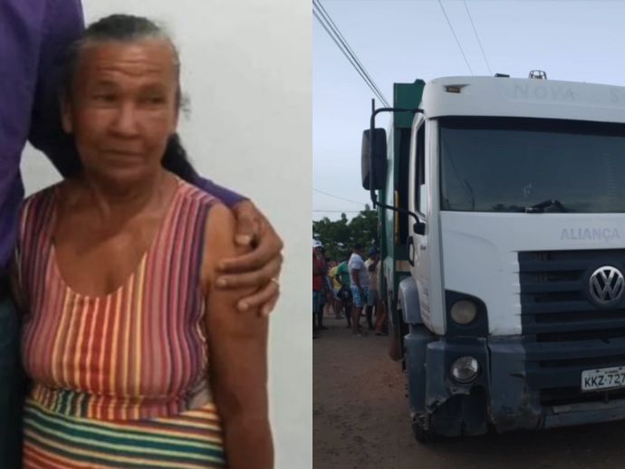 Idosa morre atropelada por um carro de coleta de lixo em Alian&ccedil;a