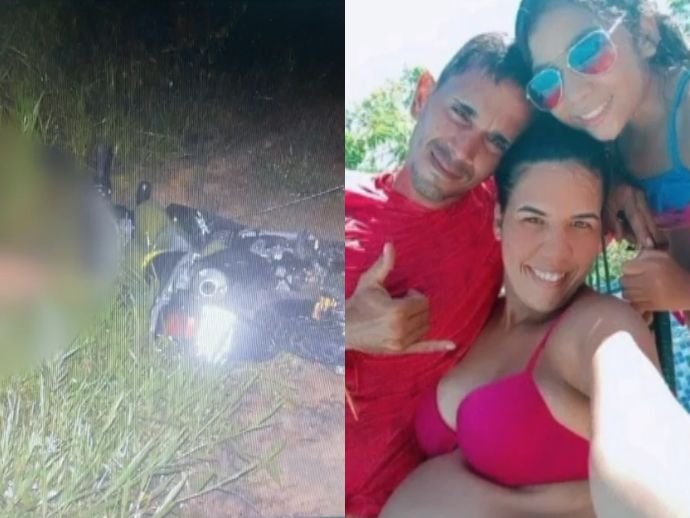 Casal morre eletrocutado ap&oacute;s moto ser atingida por fio de energia em Igarassu