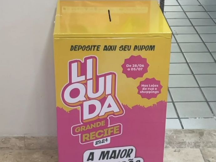 A 14&ordf; edi&ccedil;&atilde;o do Liquida Grande Recife acontece nesta sexta (28) em mais de 8 mil lojas