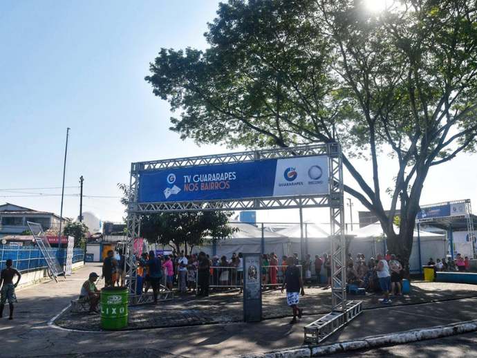 TV Guararapes nos Bairros no Morro do Concei&ccedil;&atilde;o foi um sucesso