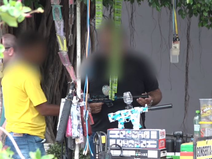 ‘Armas de balas de gel’ causam preocupações e acende alerta nas comunidades do Recife 