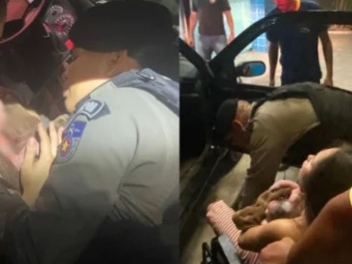 Policiais do 4&ordm; BPM ajudam gr&aacute;vida a dar &agrave; luz em situa&ccedil;&atilde;o de emerg&ecirc;ncia em Macei&oacute;
