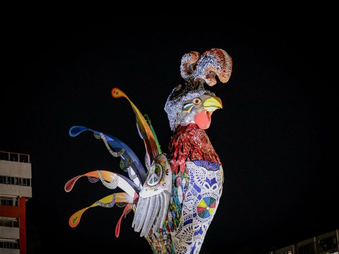 Carnaval 2025: Galo da Madrugada terá 34 metros de altura, o mais alto da história 