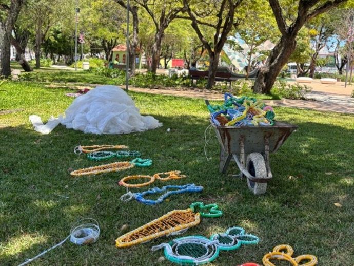 Montagem da Vila de P&aacute;scoa tem in&iacute;cio no Parque Centen&aacute;rio em Macei&oacute;  