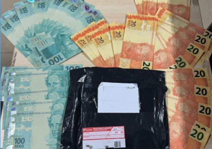 Homem é preso após retirar R$3 mil em dinheiro falsificado numa agência dos Correios