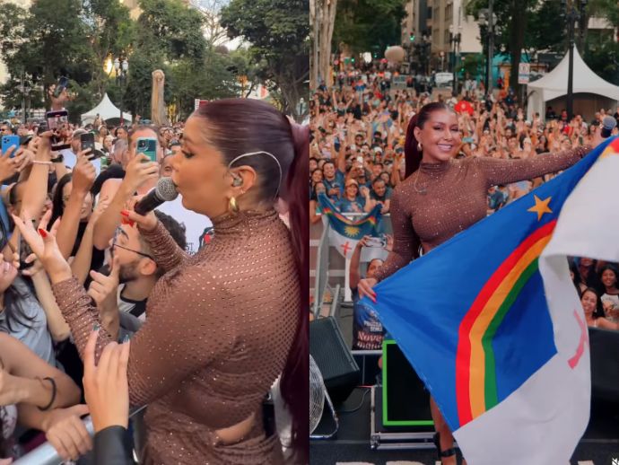 Priscila Senna arrasta multid&atilde;o ao levar o Brega para S&atilde;o Paulo