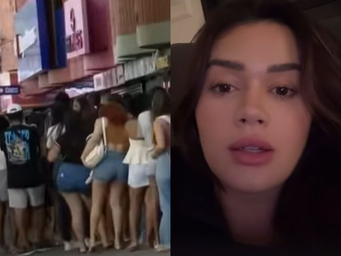 "Achei t&atilde;o feio", disse Franciny Ehlke, dona de uma das marcas de maquiagem vendidas por R$10 na Av. Boa Vista