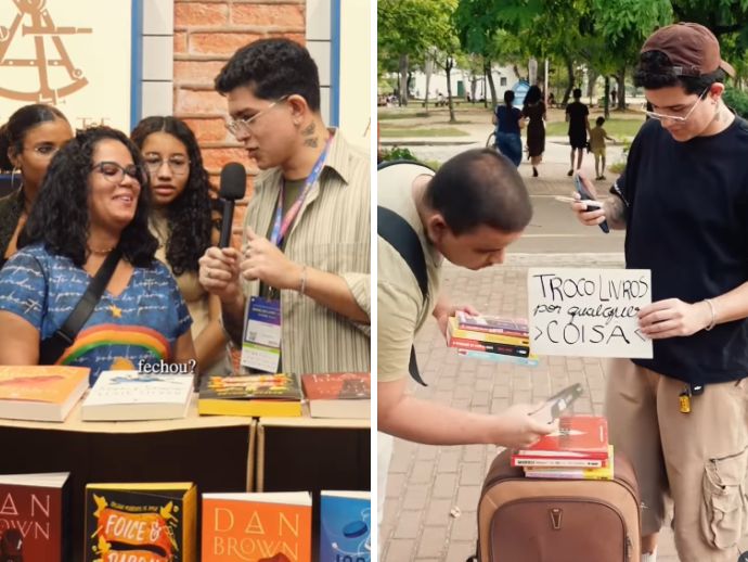 Pernambucano viraliza com paix&atilde;o por livros: "Comecei a falar por n&atilde;o ter com quem falar sobre"