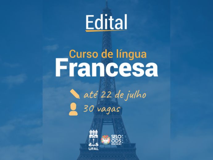 Ufal abre curso gratuito de franc&ecirc;s para graduandos e alunos da rede p&uacute;blica de ensino