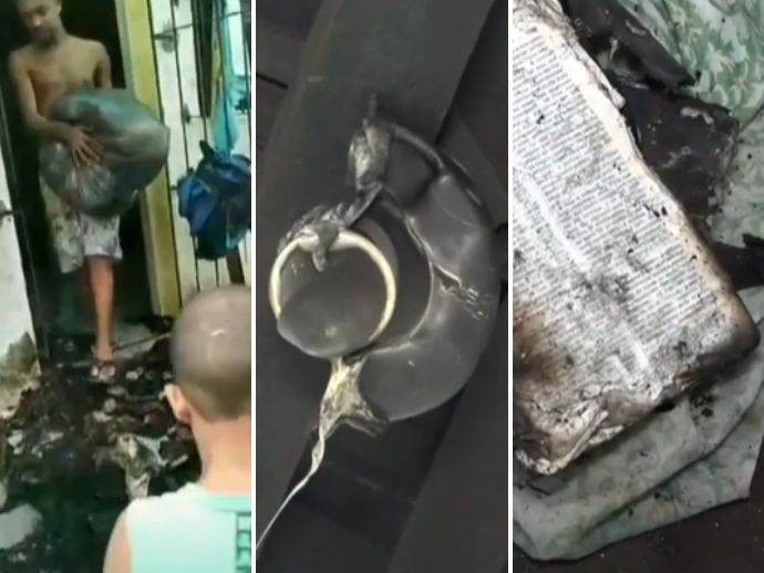 Inc&ecirc;ndio destr&oacute;i casa no Campo Grande e fam&iacute;lia pede ajuda