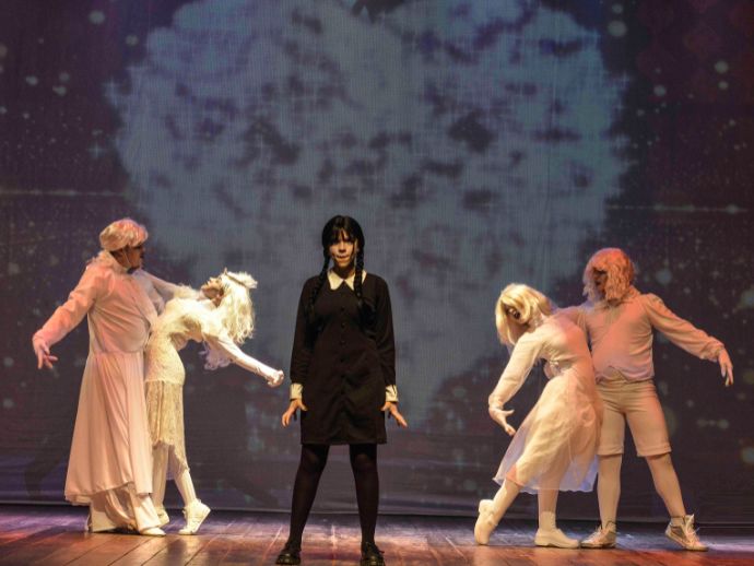 A comédia musical, Wandinha, eu sou Família Addams, retorna aos palcos para única apresentação, neste domingo (31)