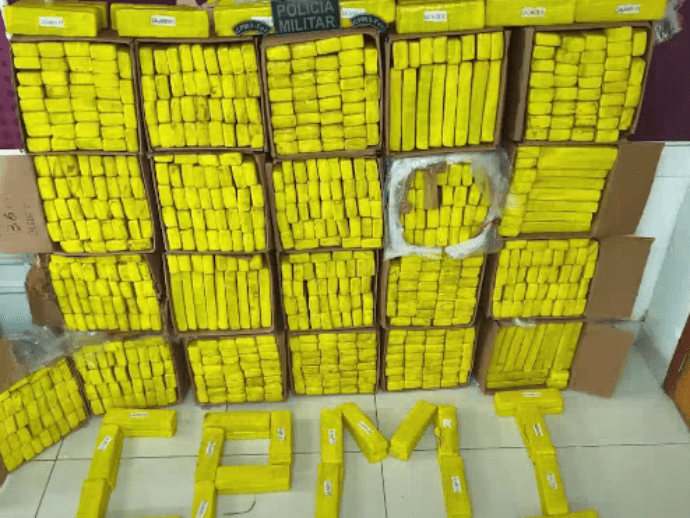 Carga pesada: opera&ccedil;&atilde;o apreende mais de meia tonelada de maconha em S&atilde;o Sebasti&atilde;o