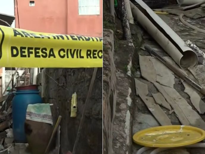 No Recife, explos&atilde;o por vazamento de g&aacute;s destr&oacute;i casa e fere idosa gravemente