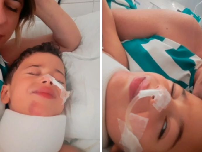 Com quadro est&aacute;vel, crian&ccedil;a de 5 anos que caiu de pr&eacute;dio em Caruaru segue internado no HR