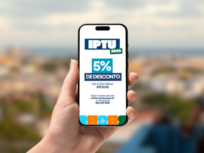 Contribuintes ainda podem pagar IPTU 2026 com 5% de desconto at&eacute; 31 de mar&ccedil;o