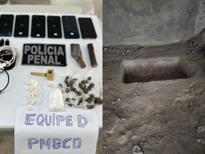 A&ccedil;&atilde;o no Pres&iacute;dio Baldomero Cavalcante apreende drogas e descobre t&uacute;nel