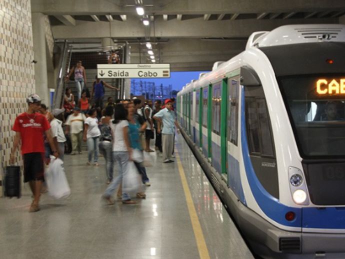 Ramal Cajueiro Seco/Cabo do Metr&ocirc; ser&aacute; paralisado por cinco dias