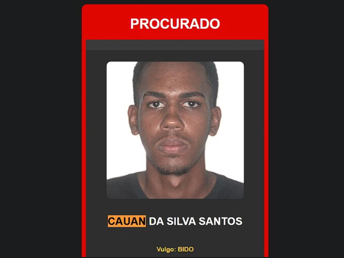 Pol&iacute;cia Civil divulga foto de suspeito de envolvimento na morte de Micael Leandro