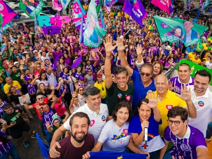 Raquel Lyra inicia campanha com atos no Recife, Caruaru e Petrolina