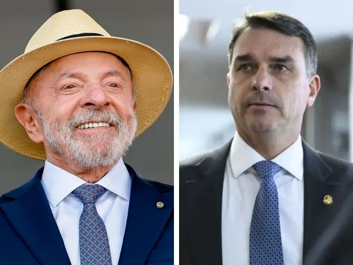 Lula lidera 1&ordm; turno com 38% contra 30% de Fl&aacute;vio Bolsonaro, diz pesquisa