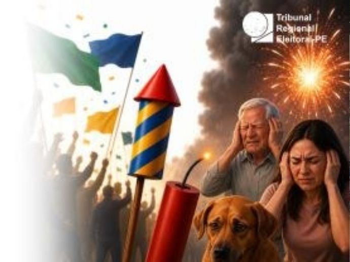 TRE-PE alerta candidatos sobre uso irregular de fogos. Veja os detalhes!