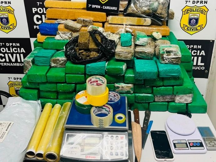 DENARC apreende 120 kg de maconha em cisterna desativada em Caruaru