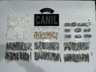 A&ccedil;&otilde;es do 3&ordm; BPM resultam em apreens&atilde;o de arma e mais de 440 por&ccedil;&otilde;es de drogas em Arapiraca