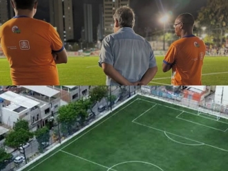 Gramad&otilde;es transformam campos de v&aacute;rzea e fortalecem o esporte nas comunidades do Recife