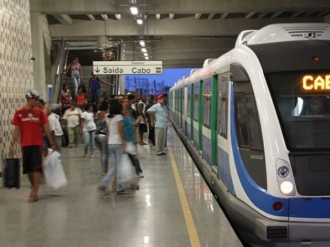 Ramal Cajueiro Seco/Cabo do Metr&ocirc; ser&aacute; paralisado por cinco dias