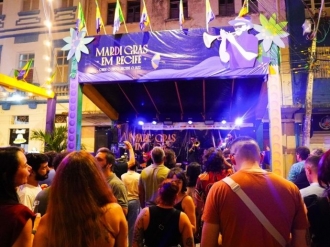 Mardi Gras Recife volta ao Bairro do Recife com carnaval fora de &eacute;poca
