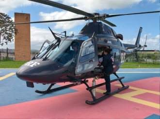 Idoso atropelado por caminh&atilde;o &eacute; transferido de helic&oacute;ptero para Recife