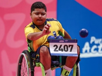Jos&eacute; Ant&ocirc;nio Santos &eacute; campe&atilde;o mundial de bocha aos 19 anos