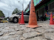 DMTT fiscaliza demarca&ccedil;&atilde;o de vagas de estacionamento