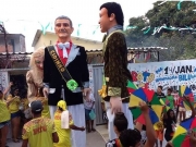 As ladeiras de Olinda, nesta quinta-feira (14), celebrando o Dia Nacional do Frevo