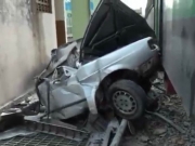 Carro &eacute; atingido e arrastado por trem em Satuba