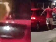 Motociclista de aplicativo &eacute; atropelado e carro de motorista &eacute; depredado em Macei&oacute;