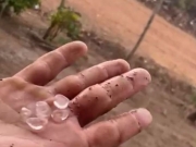 Granizo cai em cidades alagoanas do Baixo S&atilde;o Francisco e agreste 