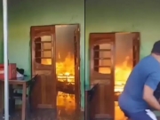 Inc&ecirc;ndio em Teot&ocirc;nio Vilela &eacute; controlado por moradores e Guarda Municipal