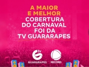 Transmiss&atilde;o de carnaval da TV Guararapes | RECORD foi um sucesso