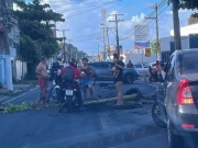 Moradores do Bom Parto, protestam por falta de &aacute;gua na regi&atilde;o.
